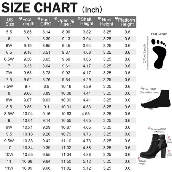 Mysoft Ankle Boote Women Black Polyurethane  Heel Zipper Booties - Picture 6 of 9